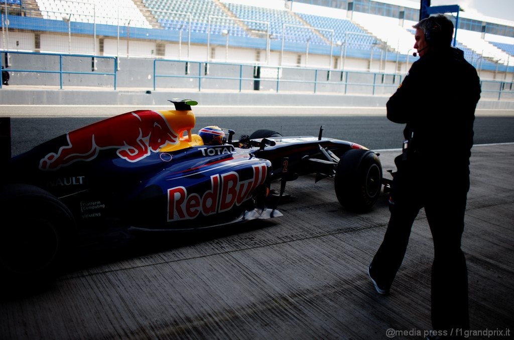 Jerez Test Febbraio 2011, during a Red Bull filming day at the Circuito De Jerez  on February 8, 2011 in Jerez de la Frontera, Spain.
