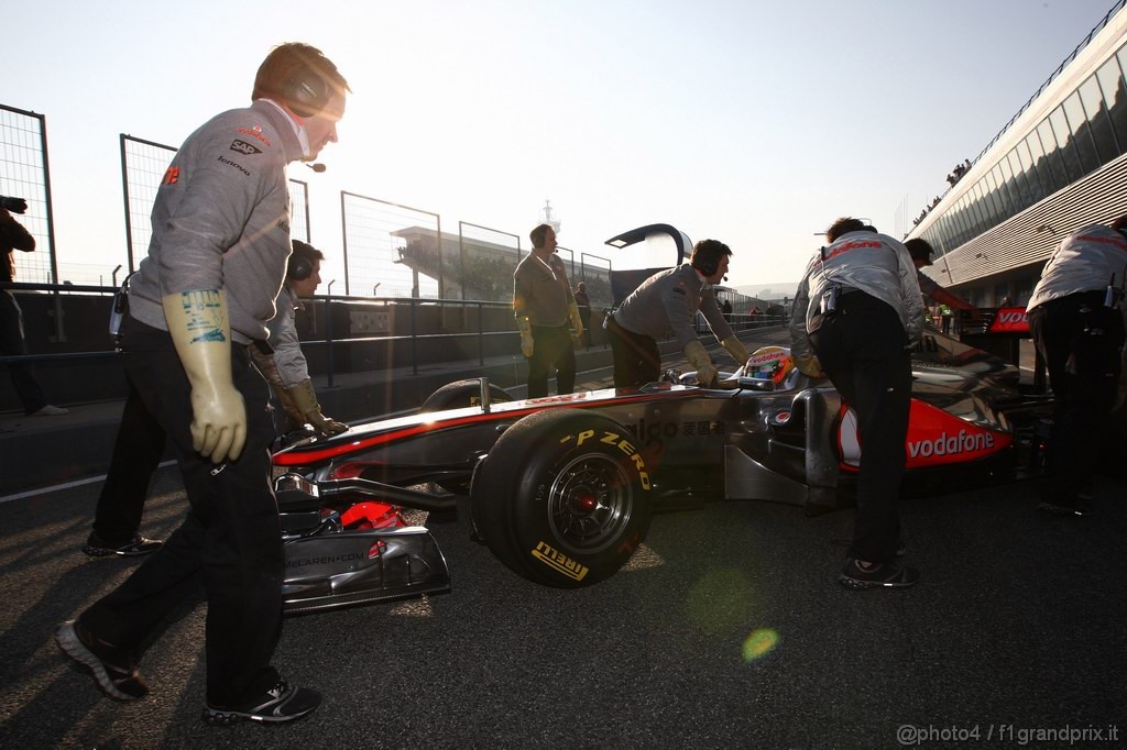 Jerez Test Febbraio 2011, 12.02.2011- Lewis Hamilton (GBR), McLaren  Mercedes, MP4-26 