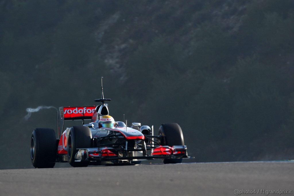 Jerez Test Febbraio 2011, 12.02.2011- Lewis Hamilton (GBR), McLaren  Mercedes, MP4-26 