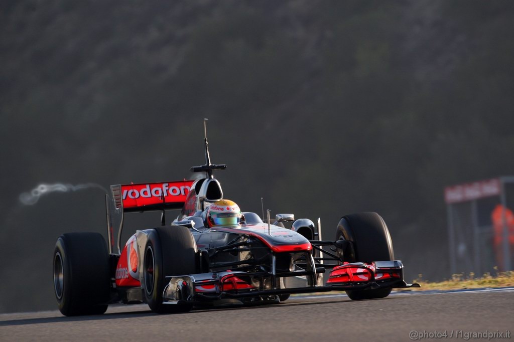 Jerez Test Febbraio 2011, 12.02.2011- Lewis Hamilton (GBR), McLaren  Mercedes, MP4-26 