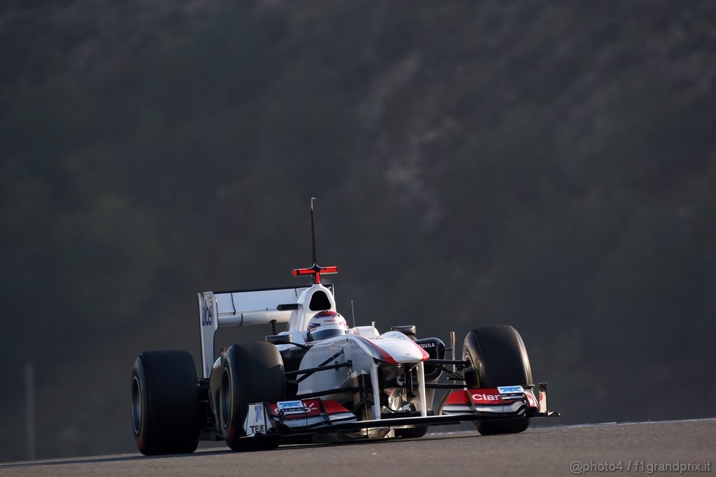 Jerez Test Febbraio 2011, 12.02.2011- Kamui Kobayashi (JAP), Sauber F1 Team C30 