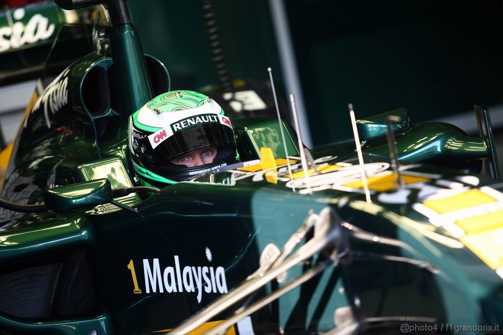 Jerez Test Febbraio 2011, 12.02.2011- Heikki Kovalainen (FIN), Team Lotus, TL11 