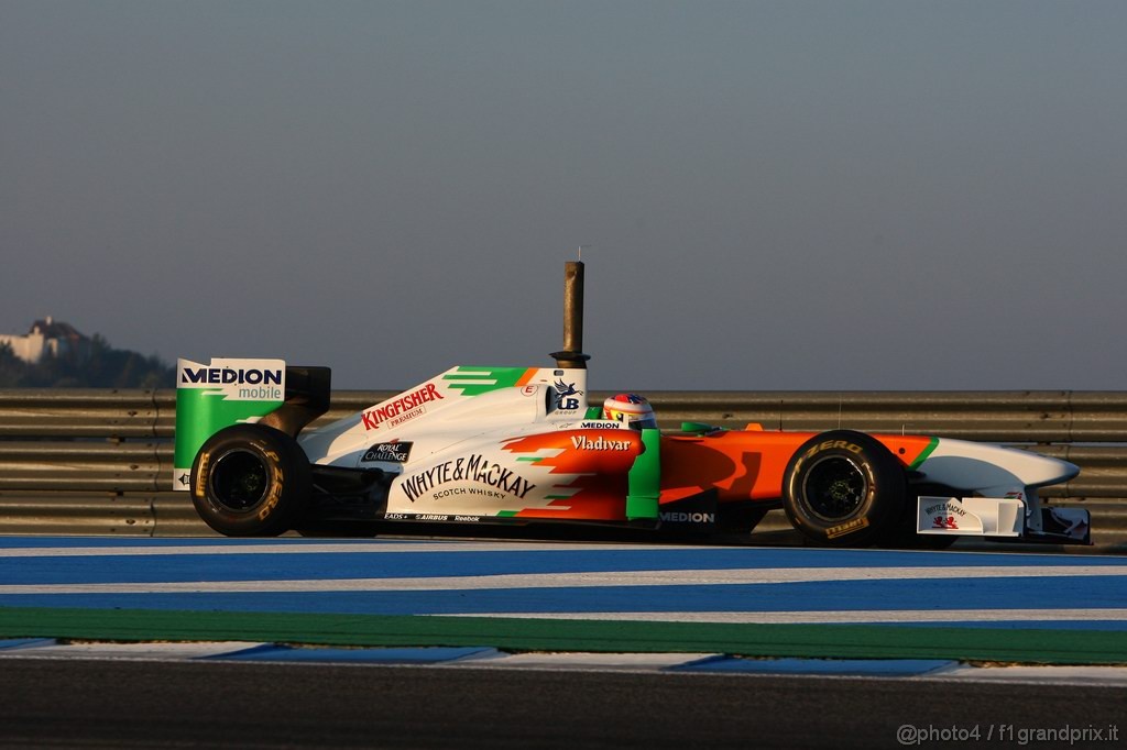 Jerez Test Febbraio 2011, 12.02.2011- Paul di Resta (GBR) Force India VJM04 