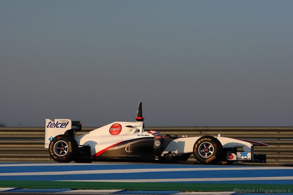 Jerez Test Febbraio 2011, 12.02.2011- Kamui Kobayashi (JAP), Sauber F1 Team C30 