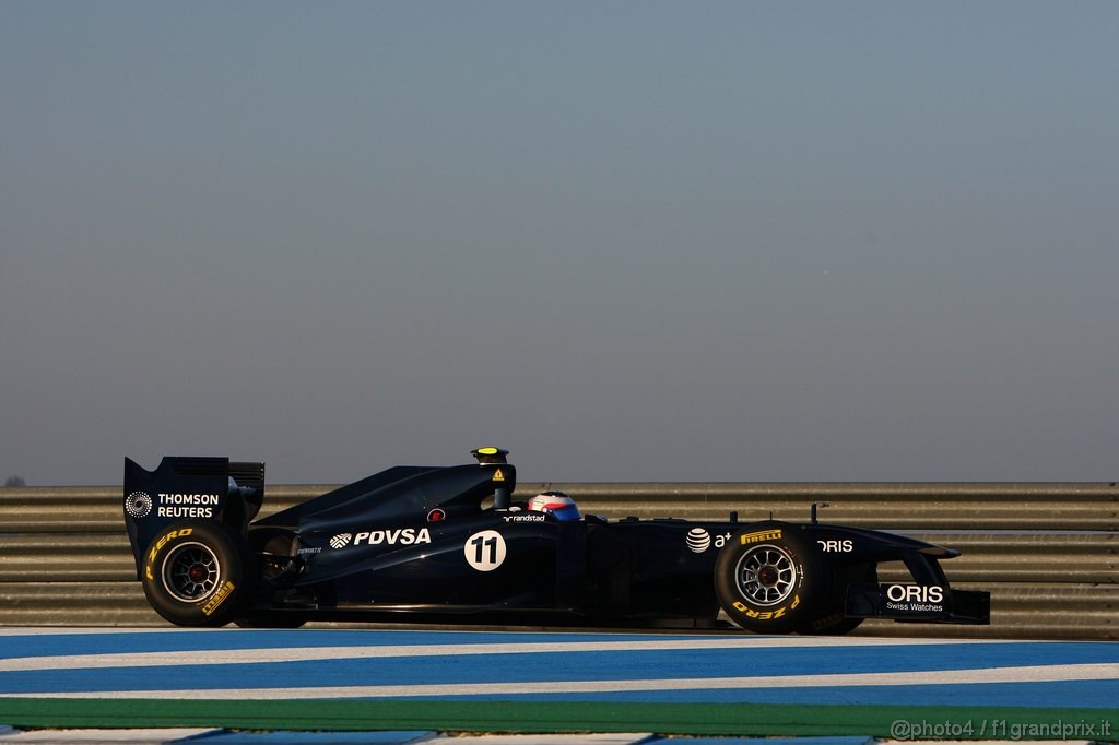 Jerez Test Febbraio 2011, 12.02.2011- Rubens Barrichello (BRA), Williams FW33 