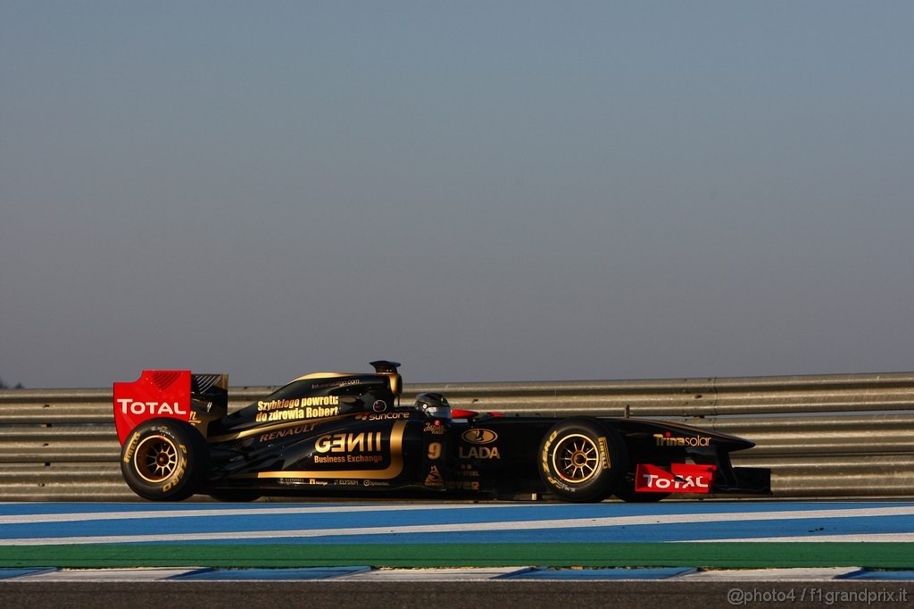 Jerez Test Febbraio 2011, 12.02.2011- Nick Heidfeld (GER), Testing for Lotus Renault GP 