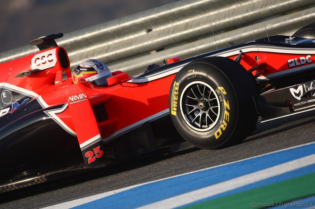 Jerez Test Febbraio 2011, 12.02.2011- Jerome D'Ambrosio (BEL), Marussia Virgin Racing VR-02 