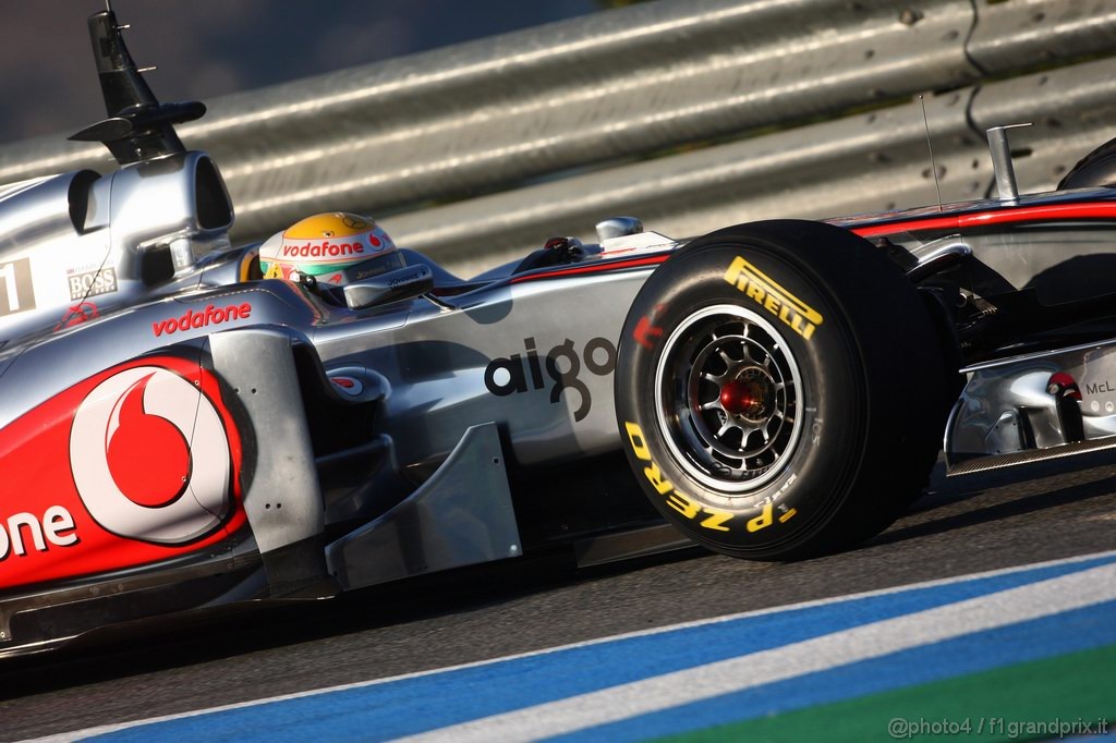 Jerez Test Febbraio 2011, 12.02.2011- Lewis Hamilton (GBR), McLaren  Mercedes, MP4-26 