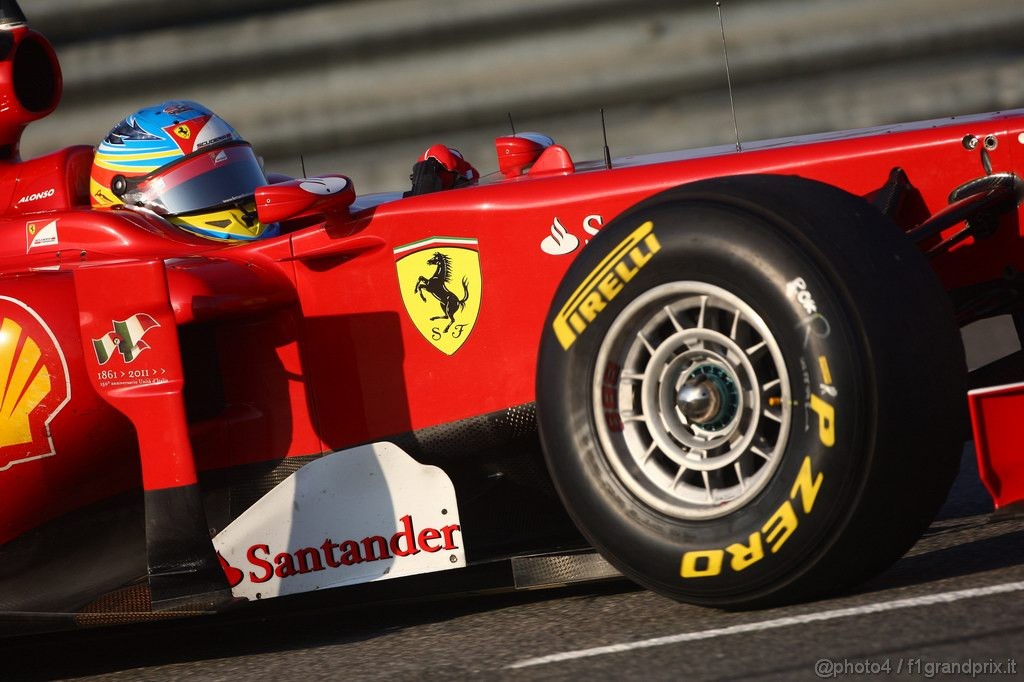 Jerez Test Febbraio 2011, 12.02.2011- Fernando Alonso (ESP), Ferrari, F-150 Italia 