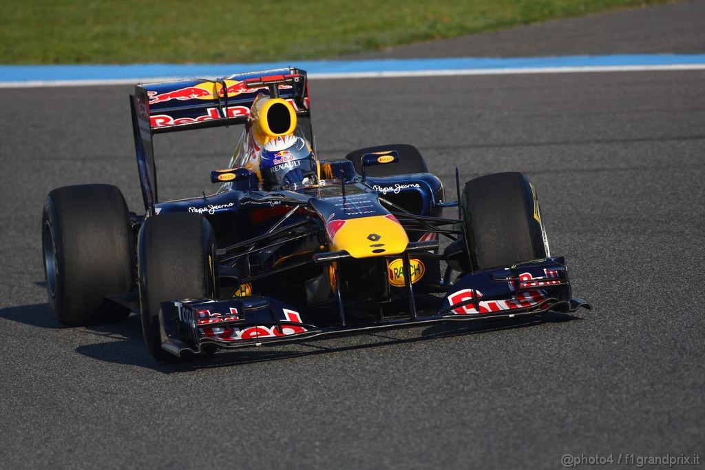 Jerez Test Febbraio 2011, 12.02.2011- Sebastian Vettel (GER), Red Bull Racing, RB7 