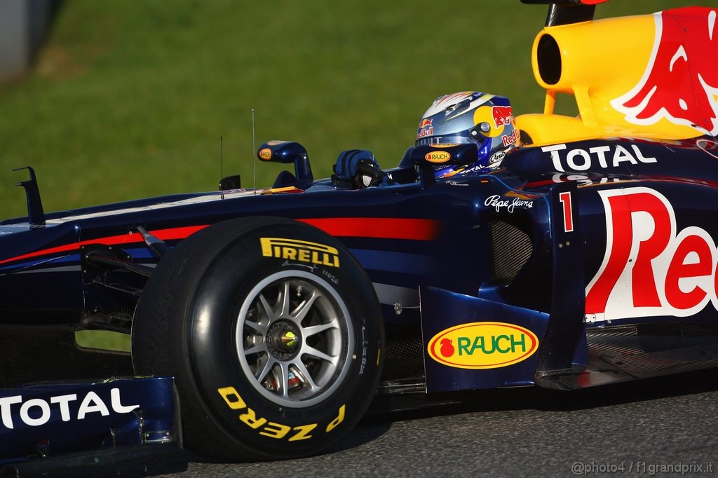 Jerez Test Febbraio 2011, 12.02.2011- Sebastian Vettel (GER), Red Bull Racing, RB7 