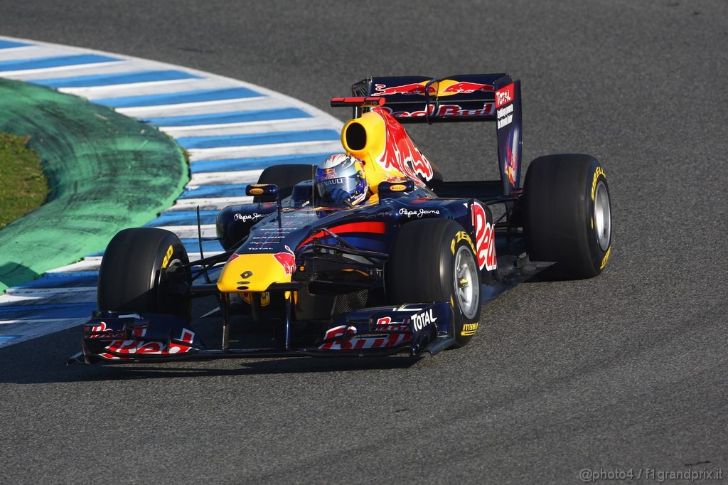 Jerez Test Febbraio 2011, 12.02.2011- Sebastian Vettel (GER), Red Bull Racing, RB7 