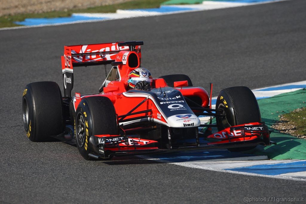 Jerez Test Febbraio 2011, 12.02.2011- Jerome D'Ambrosio (BEL), Marussia Virgin Racing VR-02 