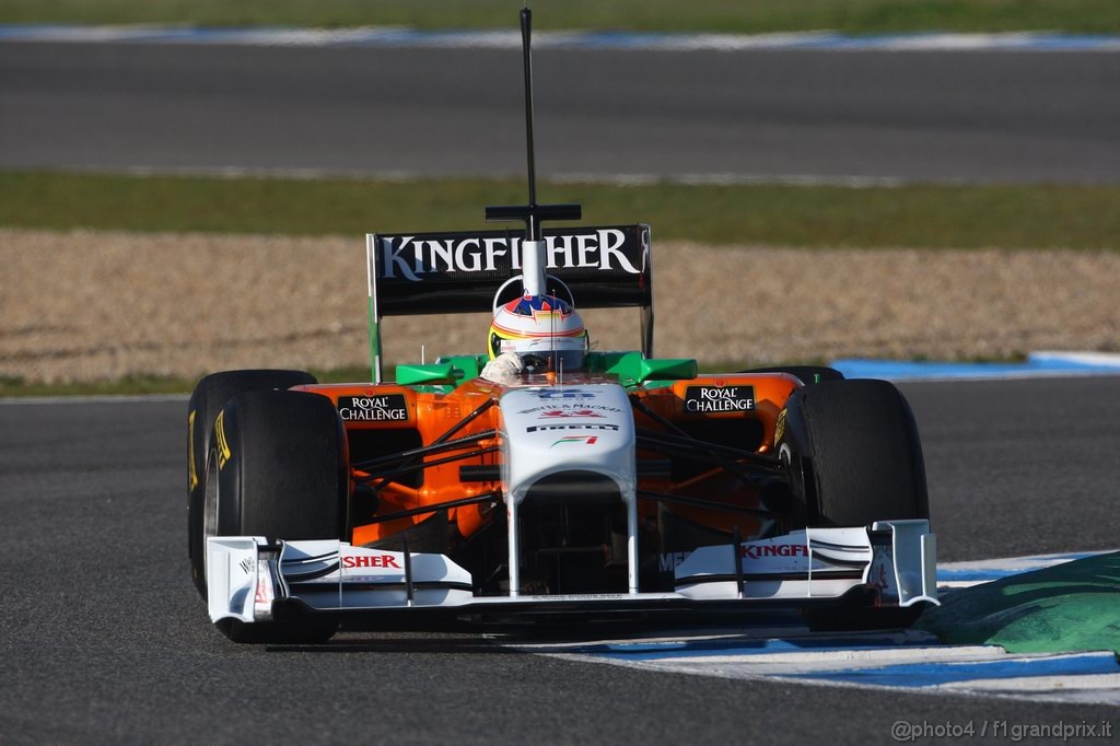Jerez Test Febbraio 2011, 12.02.2011- Paul di Resta (GBR) Force India VJM04 