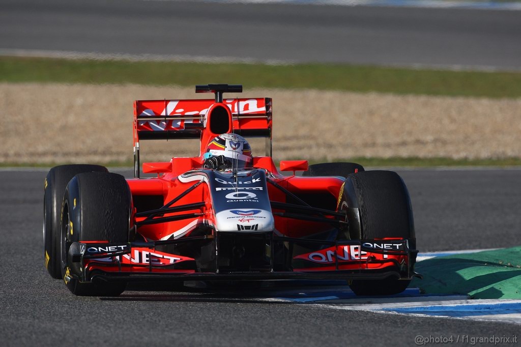 Jerez Test Febbraio 2011, 12.02.2011- Jerome D'Ambrosio (BEL), Marussia Virgin Racing VR-02 