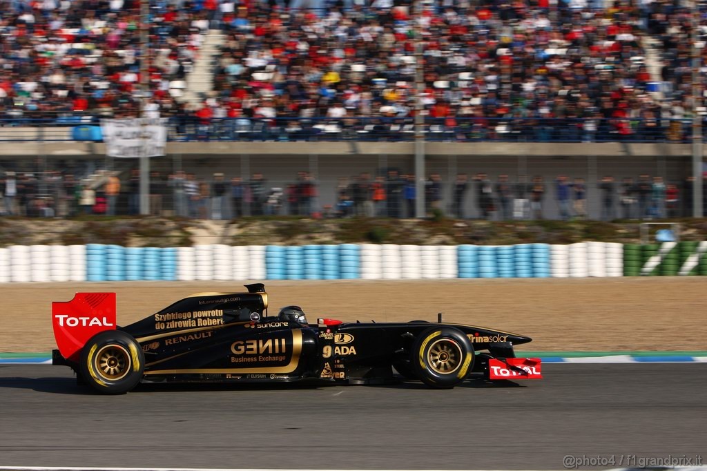 Jerez Test Febbraio 2011, 12.02.2011- Nick Heidfeld (GER), Testing for Lotus Renault GP 