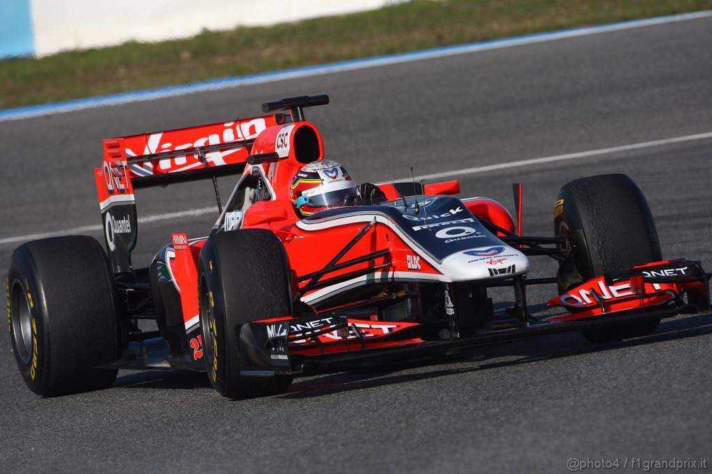 Jerez Test Febbraio 2011, 12.02.2011- Jerome D'Ambrosio (BEL), Marussia Virgin Racing VR-02 
