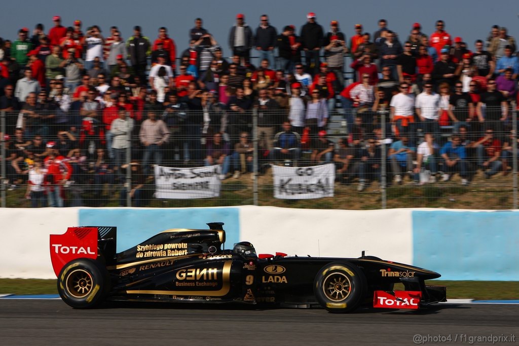 Jerez Test Febbraio 2011, 12.02.2011- Nick Heidfeld (GER), Testing for Lotus Renault GP 
