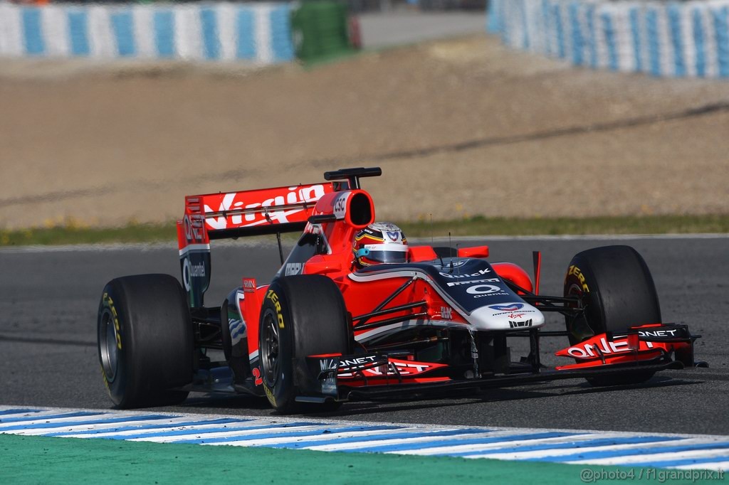 Jerez Test Febbraio 2011, 12.02.2011- Jerome D'Ambrosio (BEL), Marussia Virgin Racing VR-02 