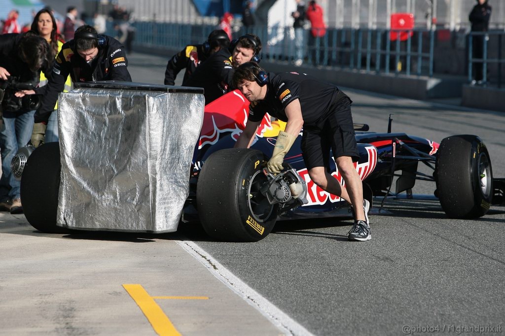 Jerez Test Febbraio 2011, 12.02.2011- Sebastian Vettel (GER), Red Bull Racing, RB7 