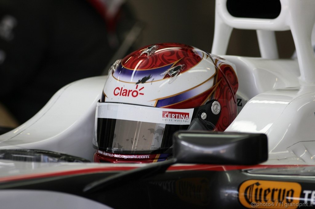 Jerez Test Febbraio 2011, 12.02.2011- Kamui Kobayashi (JAP), Sauber F1 Team C30 