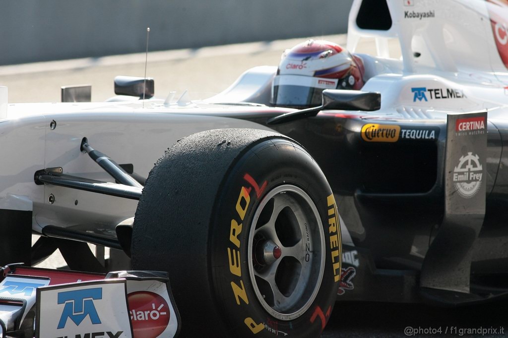 Jerez Test Febbraio 2011, 12.02.2011- Kamui Kobayashi (JAP), Sauber F1 Team C30 