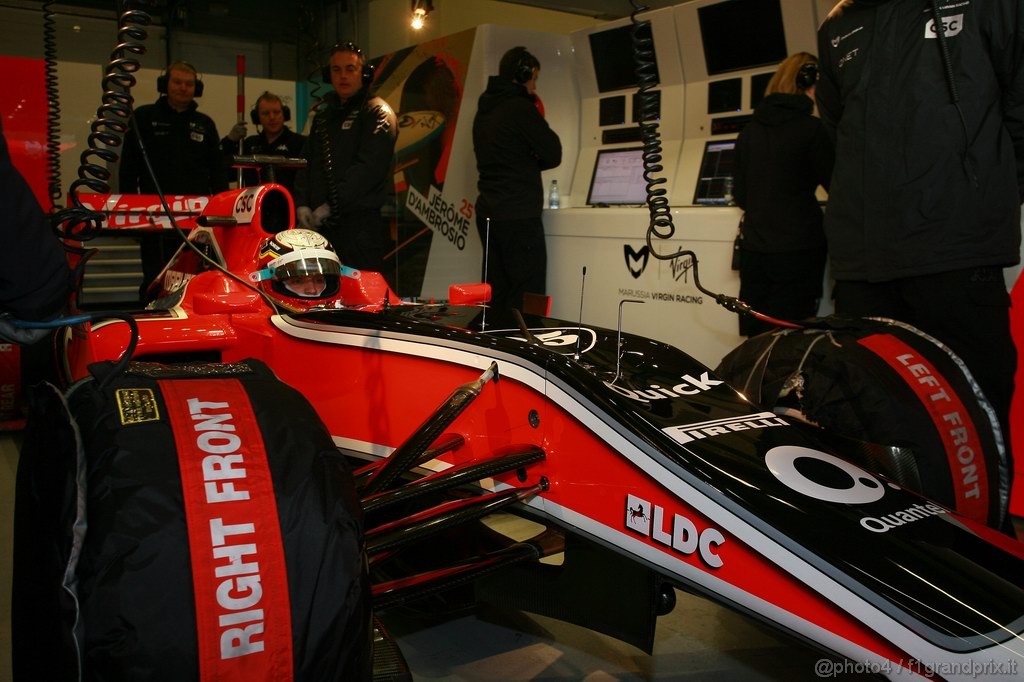 Jerez Test Febbraio 2011, 12.02.2011- Jerome D'Ambrosio (BEL), Marussia Virgin Racing VR-02 