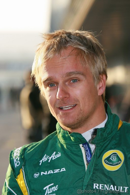 Jerez Test Febbraio 2011, 12.02.2011- Heikki Kovalainen (FIN), Team Lotus, TL11 