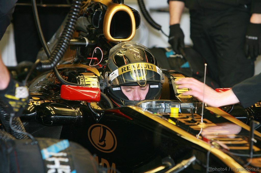Jerez Test Febbraio 2011, 12.02.2011- Nick Heidfeld (GER), Testing for Lotus Renault GP 