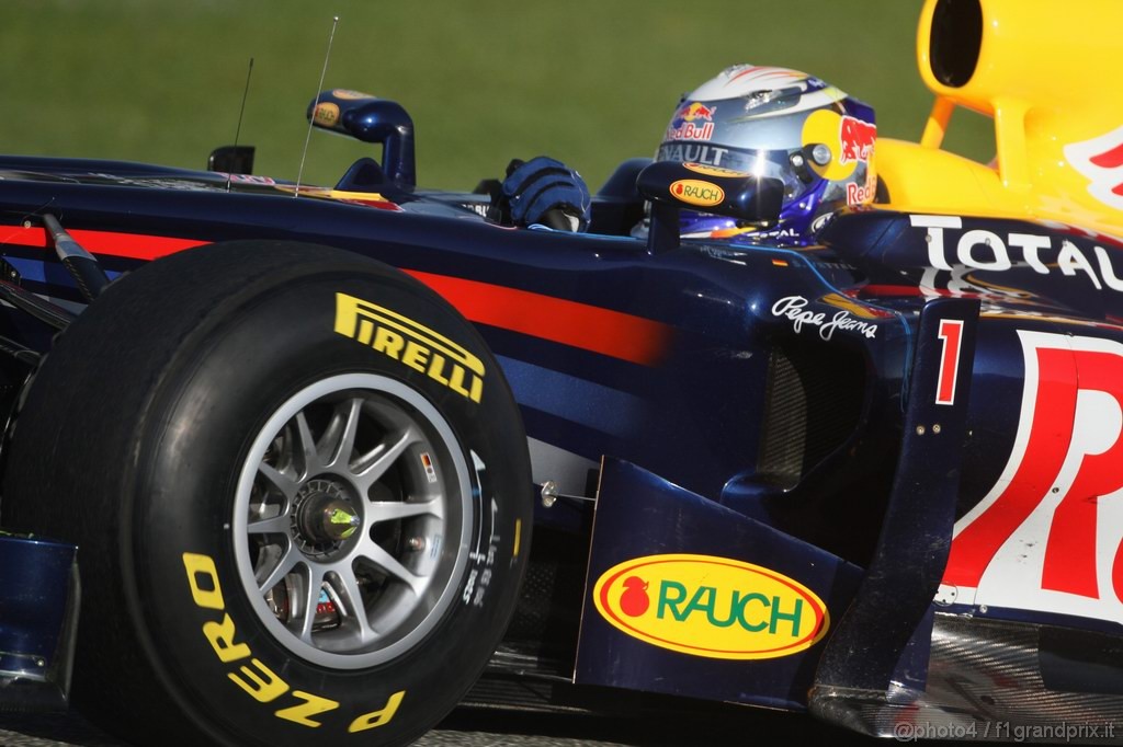 Jerez Test Febbraio 2011, 12.02.2011- Sebastian Vettel (GER), Red Bull Racing, RB7 