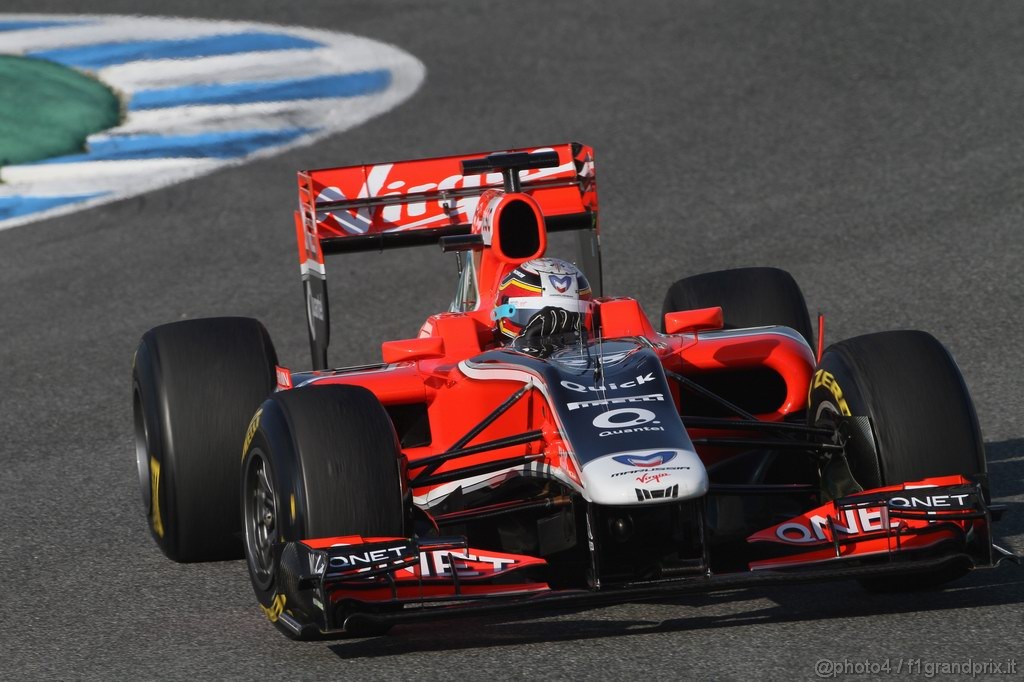 Jerez Test Febbraio 2011, 12.02.2011- Jerome D'Ambrosio (BEL), Marussia Virgin Racing VR-02  