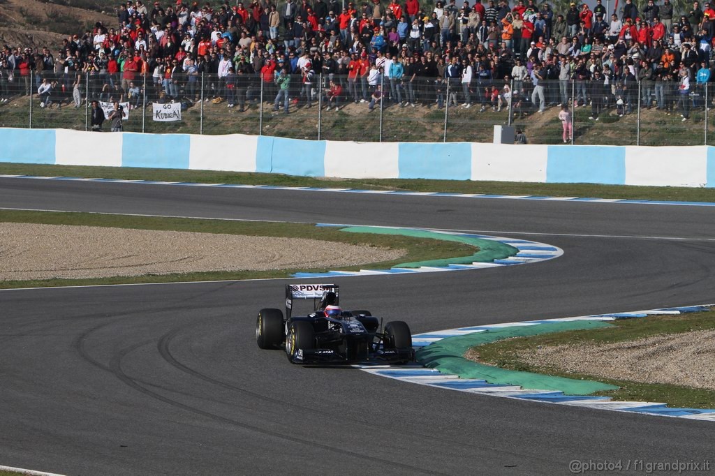 Jerez Test Febbraio 2011, 12.02.2011- Rubens Barrichello (BRA), Williams FW33 