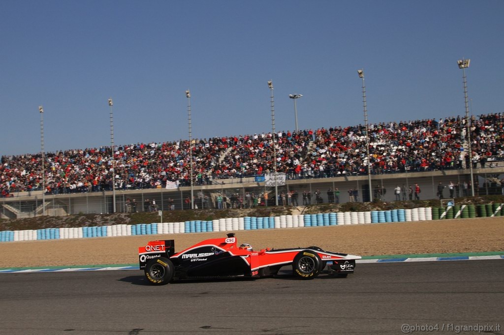 Jerez Test Febbraio 2011, 12.02.2011- Jerome D'Ambrosio (BEL), Marussia Virgin Racing VR-02 