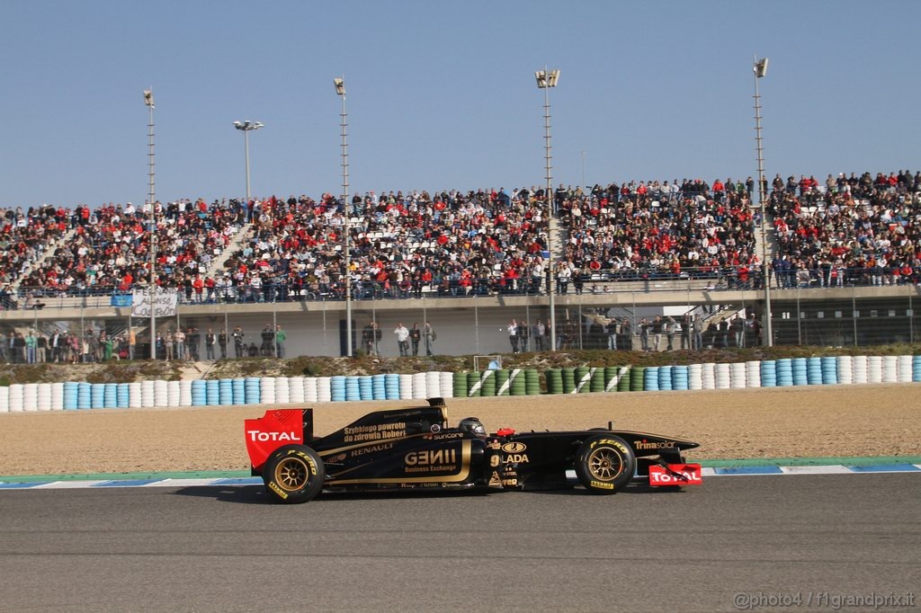 Jerez Test Febbraio 2011, 12.02.2011- Nick Heidfeld (GER), Testing for Lotus Renault GP 