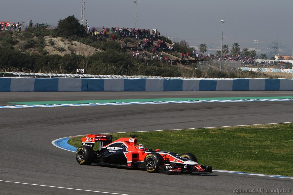 Jerez Test Febbraio 2011, 12.02.2011- Jerome D'Ambrosio (BEL), Marussia Virgin Racing VR-02 
