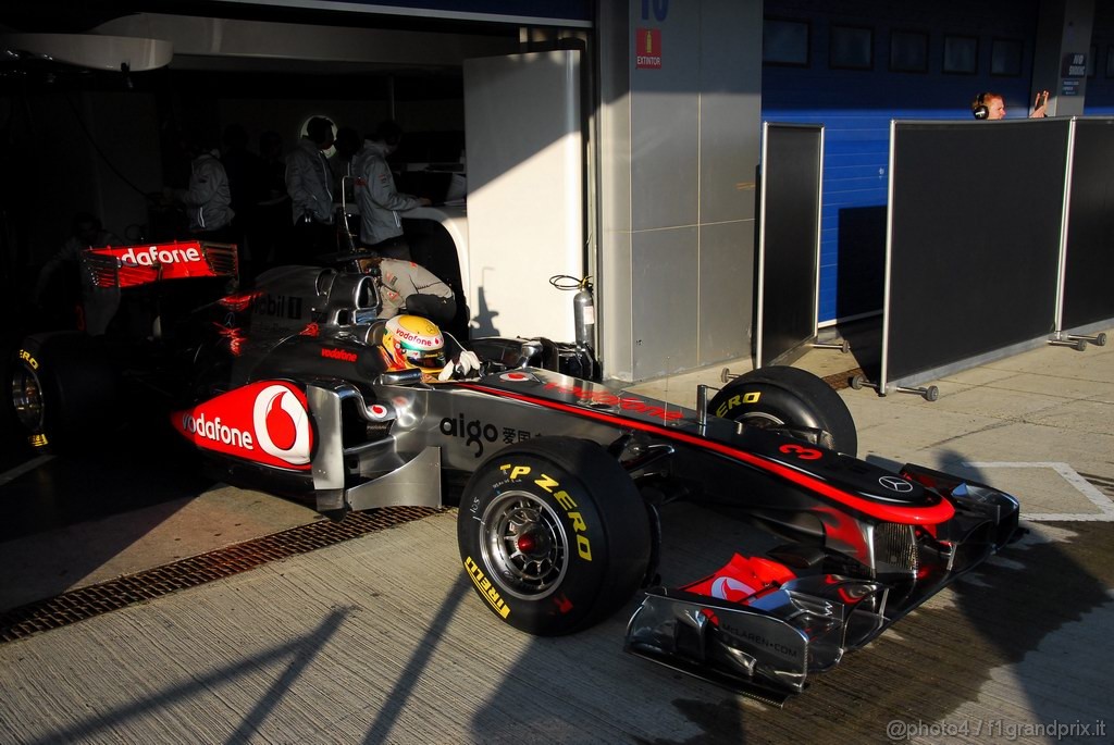Jerez Test Febbraio 2011, 12.02.2011- Lewis Hamilton (GBR), McLaren  Mercedes, MP4-26 