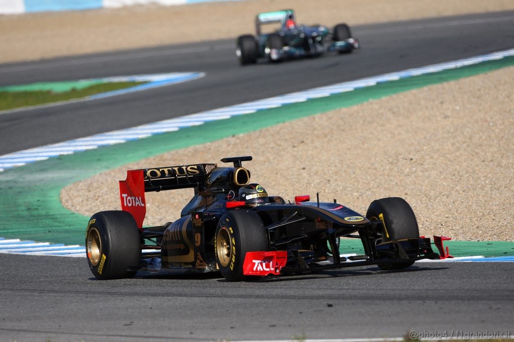 Jerez Test Febbraio 2011, 12.02.2011- Nick Heidfeld (GER), Testing for Lotus Renault GP 