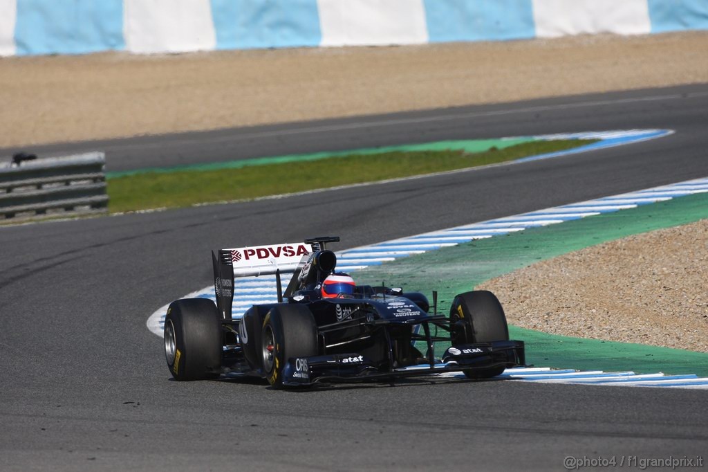 Jerez Test Febbraio 2011, 12.02.2011- Rubens Barrichello (BRA), Williams FW33 