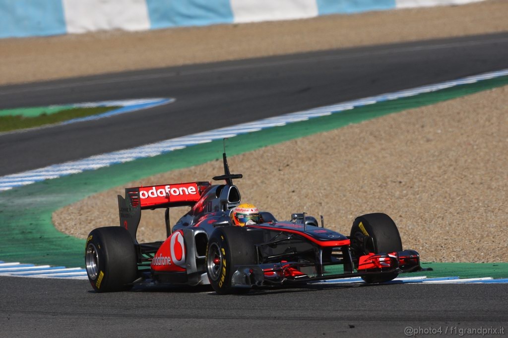 Jerez Test Febbraio 2011, 12.02.2011- Lewis Hamilton (GBR), McLaren  Mercedes, MP4-26 