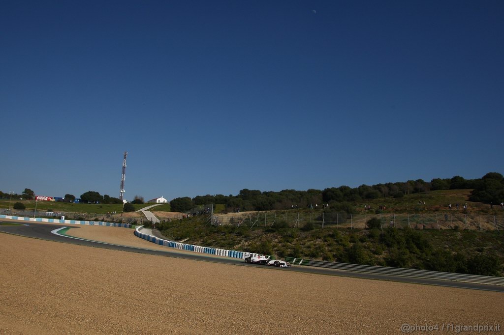 Jerez Test Febbraio 2011, 12.02.2011- Kamui Kobayashi (JAP), Sauber F1 Team C30 