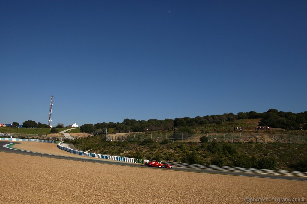Jerez Test Febbraio 2011, 12.02.2011- Fernando Alonso (ESP), Ferrari, F-150 Italia 