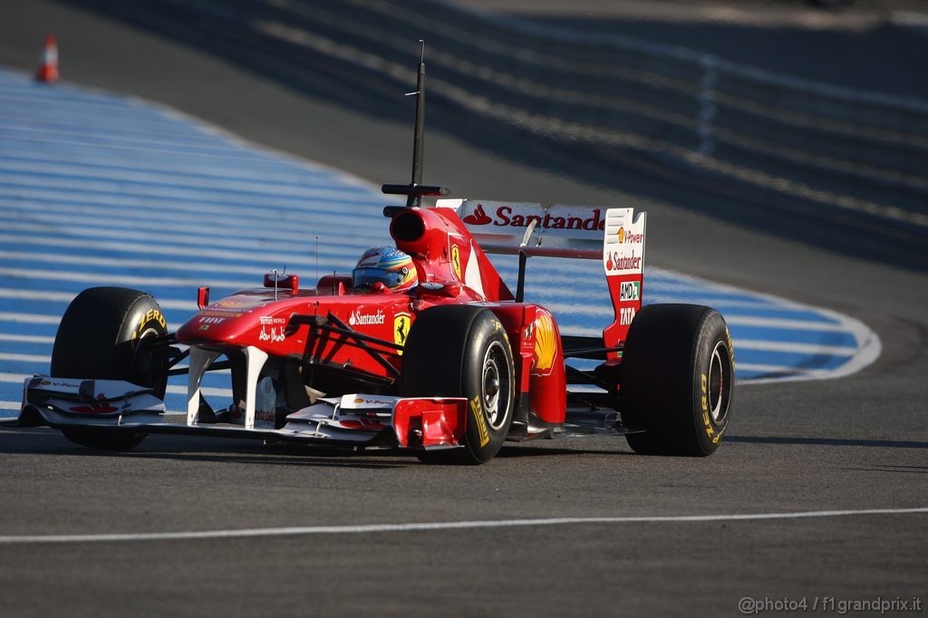 Jerez Test Febbraio 2011, 12.02.2011- Fernando Alonso (ESP), Ferrari, F-150 Italia 