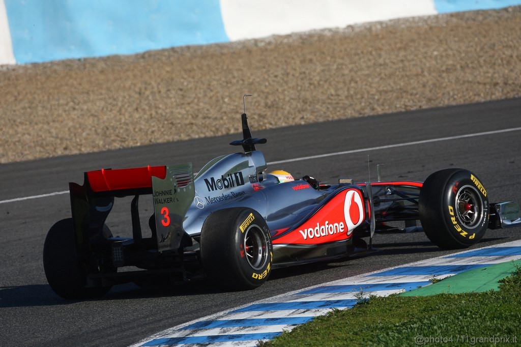 Jerez Test Febbraio 2011, 12.02.2011- Lewis Hamilton (GBR), McLaren  Mercedes, MP4-26 