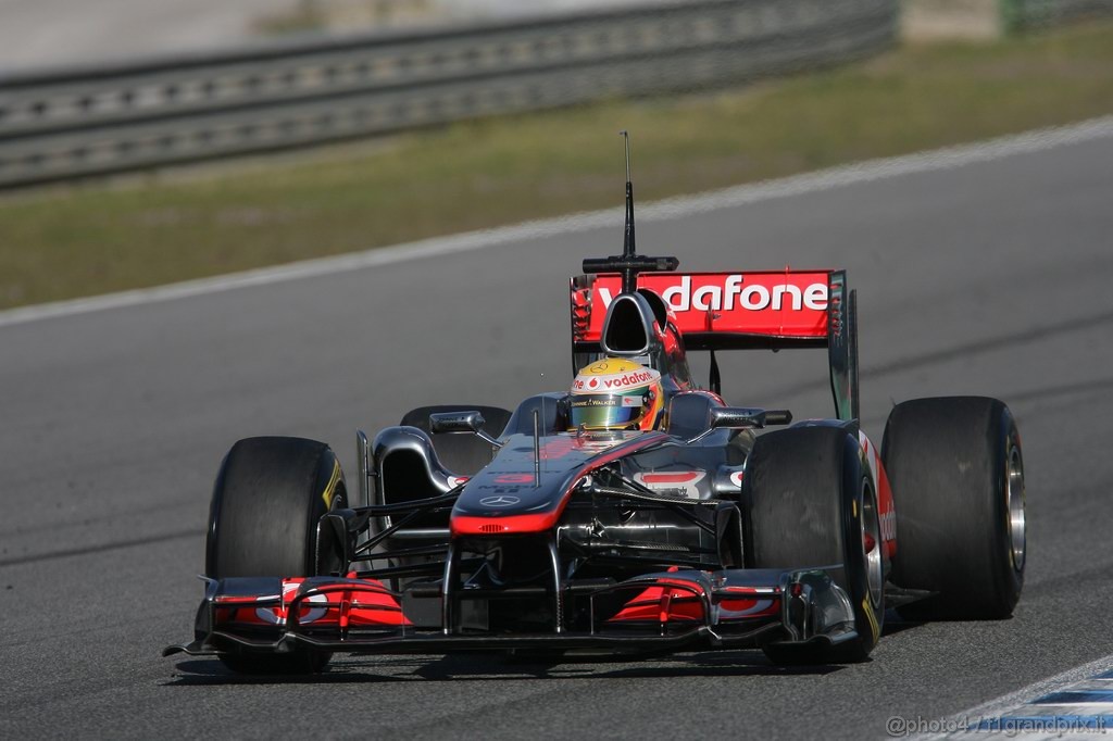 Jerez Test Febbraio 2011, 12.02.2011- Lewis Hamilton (GBR), McLaren  Mercedes, MP4-26 
