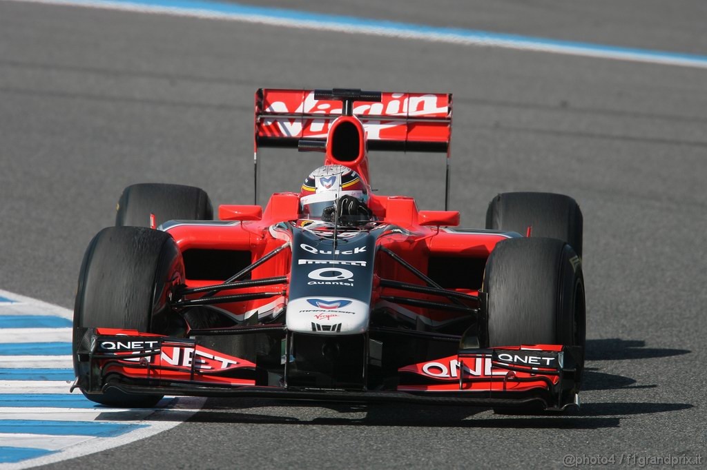 Jerez Test Febbraio 2011, 12.02.2011- Jerome D'Ambrosio (BEL), Marussia Virgin Racing VR-02 