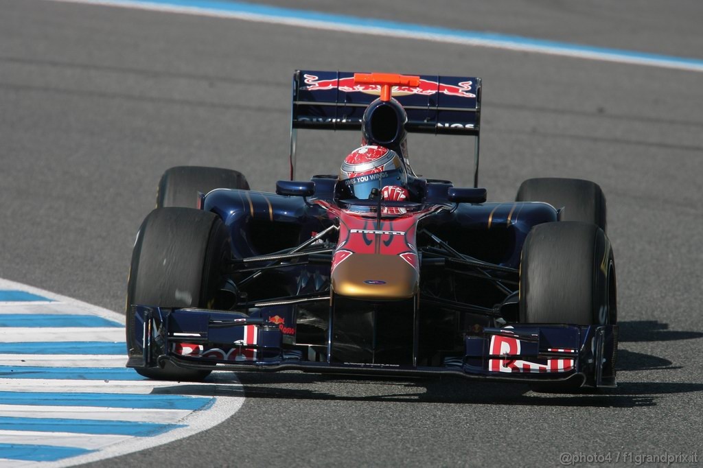 Jerez Test Febbraio 2011, 12.02.2011- Sébastien Buemi (SUI), Scuderia Toro Rosso, STR6 