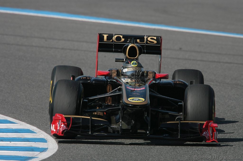 Jerez Test Febbraio 2011, 12.02.2011- Nick Heidfeld (GER), Testing for Lotus Renault GP 