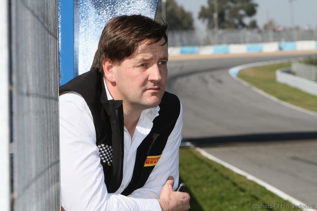 Jerez Test Febbraio 2011, 12.02.2011- Paul Hembery, Pirelli Motorspor Director e CEO East Asia e Pacific 