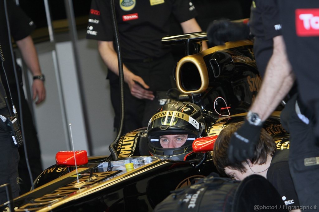 Jerez Test Febbraio 2011, 12.02.2011- Nick Heidfeld (GER), Testing for Lotus Renault GP 