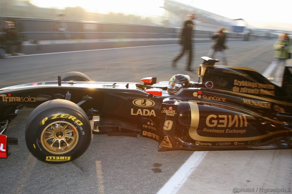 Jerez Test Febbraio 2011, 12.02.2011- Nick Heidfeld (GER), Testing for Lotus Renault GP 